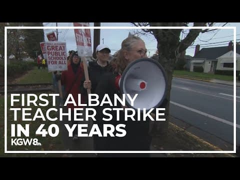 Albany teachers walk out of class