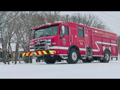 How North Texas fire departments are preparing to work in below freezing weather