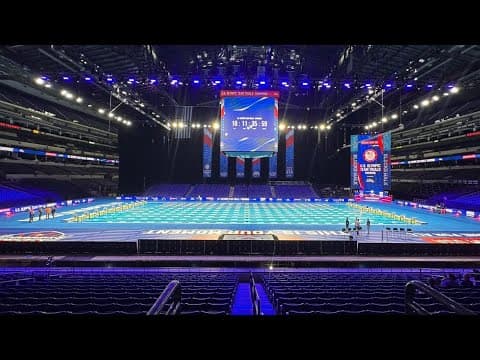 Timelapse: 2024 Olympic Trials swimming pool build