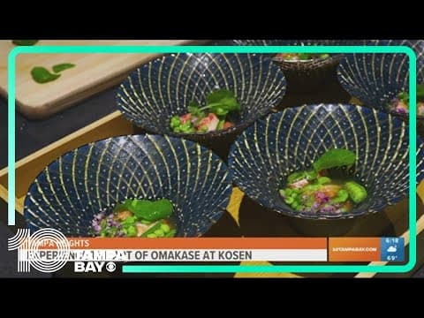 Kosen allows guest to experience the art of Omakase