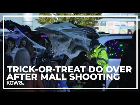 Vancouver moms host Trunk-or-treat do-over event disrupted due to mall shooting