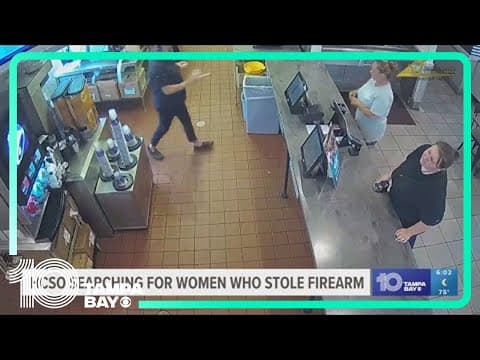Deputies searching for women accused of stealing firearm