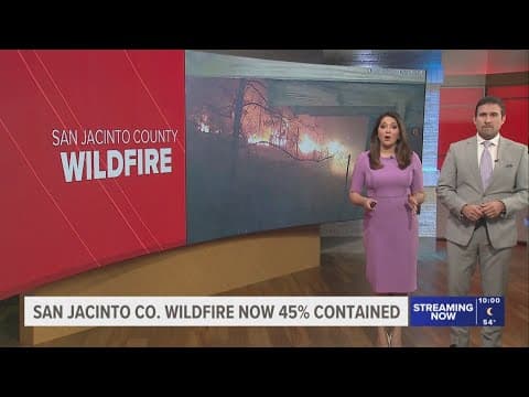 KHOU 11 News at 10: Firefighting conditions improve