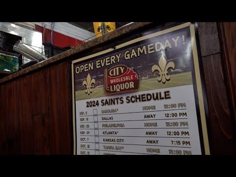 NOLA businesses ready for return of Saints football