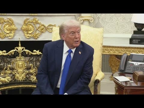 President Donald Trump suggests some federal workers don't deserve backpay amid shutdown