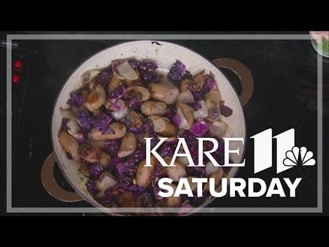 RECIPE: Seared Smoked Sausage with Cabbage and Apples