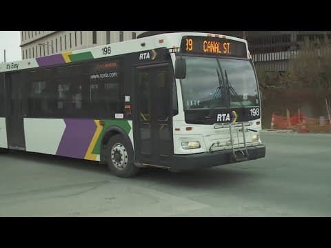RTA suspends all transit services through Friday during freezing temperatures in New Orleans