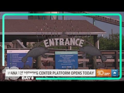 Happening Today: Manatee Viewing Center opens new viewing platform, Sarasota turkey giveaway,