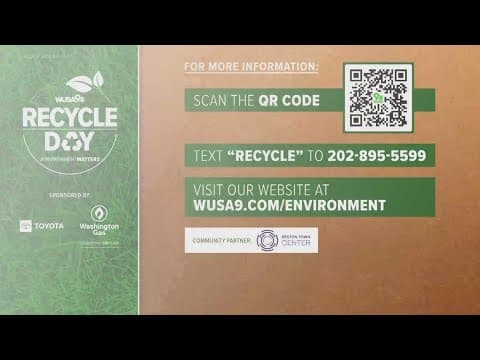 What to expect from WUSA9's Recycle Day event