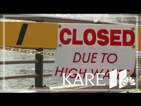 Stretches of Minnesota highways closed due to flooding