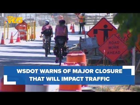 WSDOT warns of 'double whammy' SR 520, Montlake Boulevard closures for construction