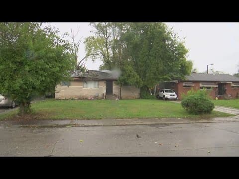 Remnants of Hurricane Helene damages homes in central Indiana