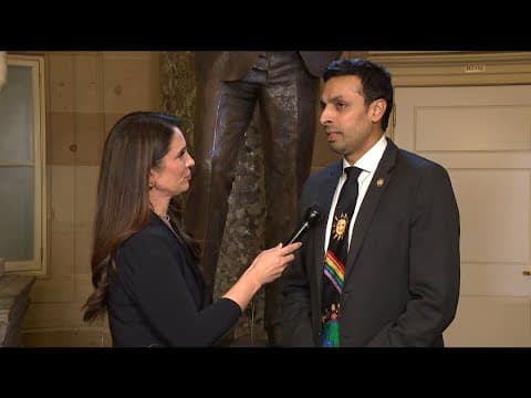 Rep. Suhas Subramanyam speaks following President Trump's joint Congressional address