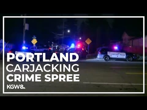 Attempted car jacking crime spree in Portland ends in police standoff