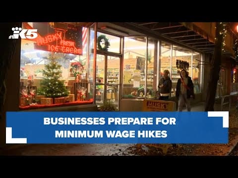Washington businesses prepare for minimum wage hikes
