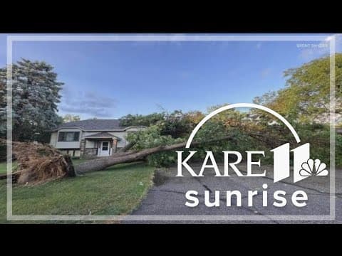 Minnesotans recover from power outages and damage from Wednesday night's storms