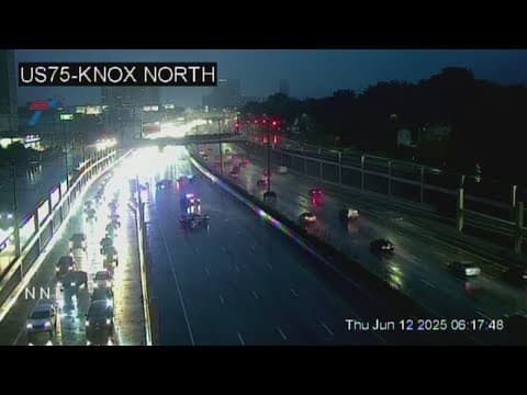 Traffic Alert: All southbound lanes of U.S. 75 closed due to a crash