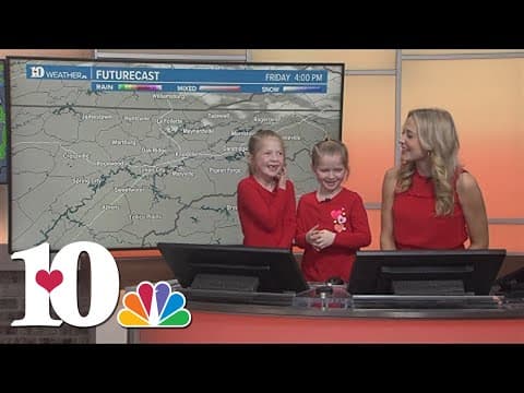 Meet our Mini Meteorologists: Brooklyn and Vivienne Smallwood
