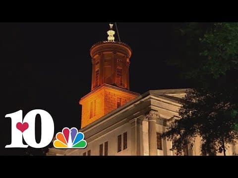Tennessee Capitol lit orange for Vols' championship win