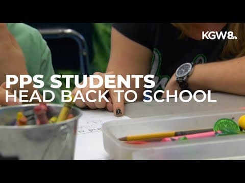 Students in Portland metro area welcomed back to school after summer break