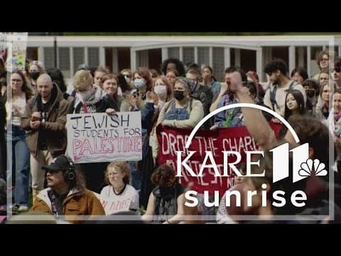 Pro-Palestinian demonstrations follow the arrests of 9 people at UMN