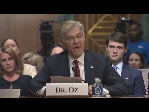 Dr. Oz grilled over cuts at Senate hearing as he vies to lead Medicaid, Medicare