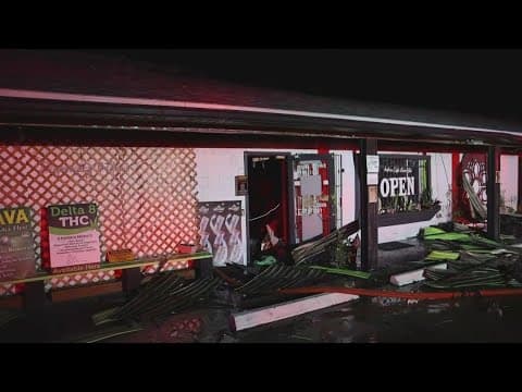 Hillsborough fire rescue puts out blaze at Tampa smoke shop