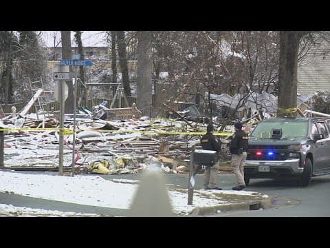 Devastating aftermath of deadly house explosion in Virginia