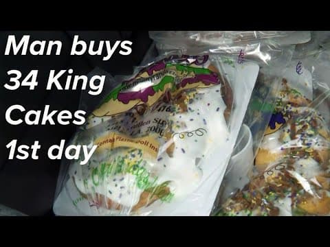 Man buys 34 King Cakes for King's Day