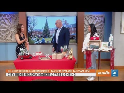 Enjoy the season at the 2nd annual Holiday Market and Tree Lighting at City Ridge in DC