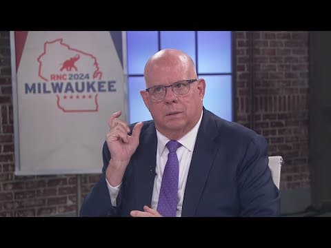 Larry Hogan talks Trump assassination attempt, Republican National Convention