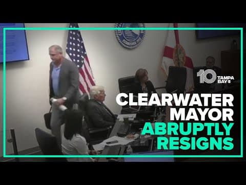 Clearwater Mayor Frank Hibbard abruptly resigns during city meeting