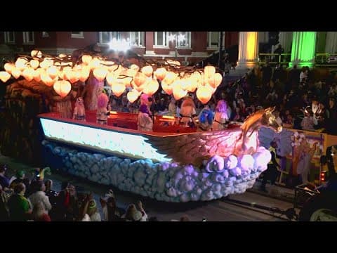 Krewe of Muses parade coverage | The Goddessy float