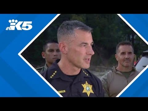 Law enforcement gives update after human remains believed to be Travis Decker found