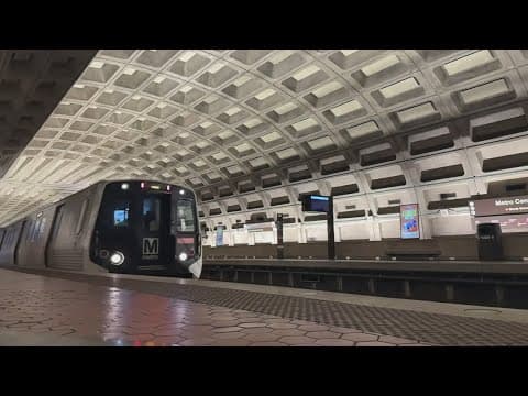 Red Line Metro station closed for weekend track work