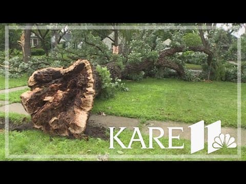 Storm cleanup continues in St. Louis Park, where 3,000 residents still without power