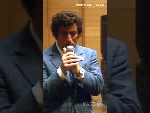 Tony Bennett rehearses at Orchestra Hall in Minneapolis in 1985 #kare11 #tonybennett