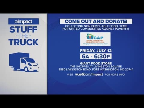 'Stuff The Truck' event on July 12