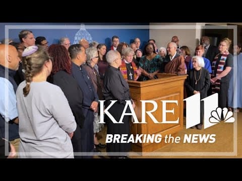 Hundreds of Minnesota faith leaders stand together to decry political violence
