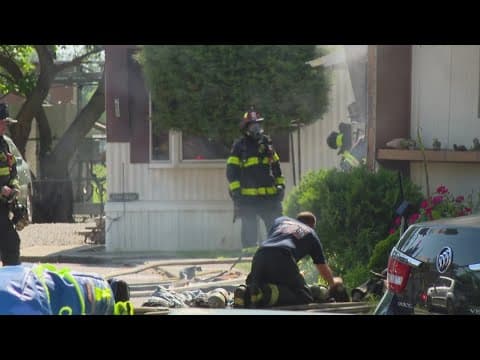 Lawrence firefighters fight 3 mobile home fires