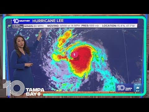 Tracking the Tropics: Hurricane Lee remains on track to become major storm by Friday (11 p.m. Sept.