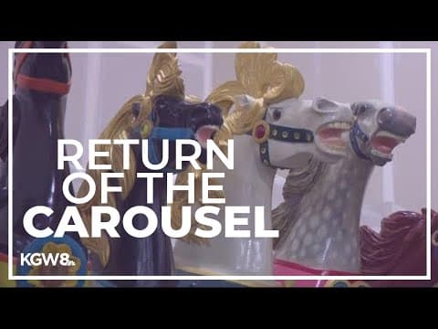 Preparing the return of the Jantzen Beach Carousel