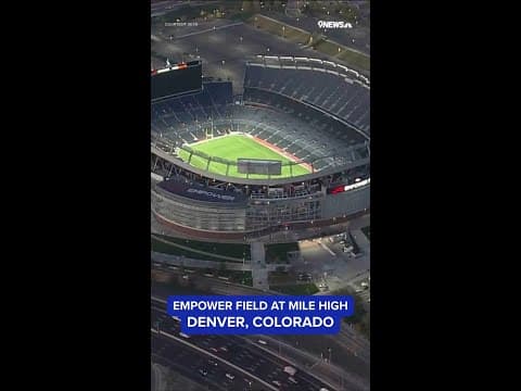 Denver's Empower Field at Mile High preps for Broncos vs. Giants