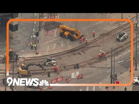 RTD construction project closes Broadway at Welton in Denver