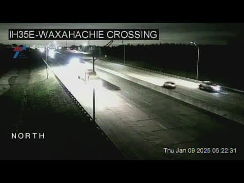 DFW Traffic: A look at the roads as winter weather moves into North Texas