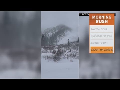 Avalanche caught on camera