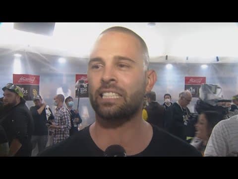 San Diego Padres pitcher Nick Martinez talks postgame about advancing to NLCS