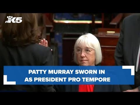 Patty Murray sworn in as president pro tempore