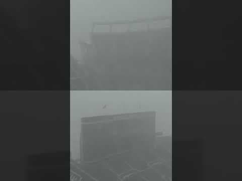 Whiteout conditions in Denver as snow squall moves over Broncos’ stadium