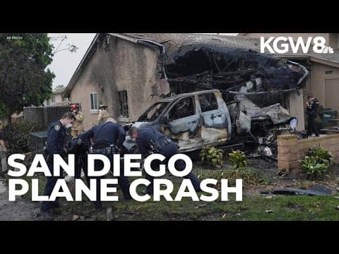 Small plane crashes into San Diego neighborhood